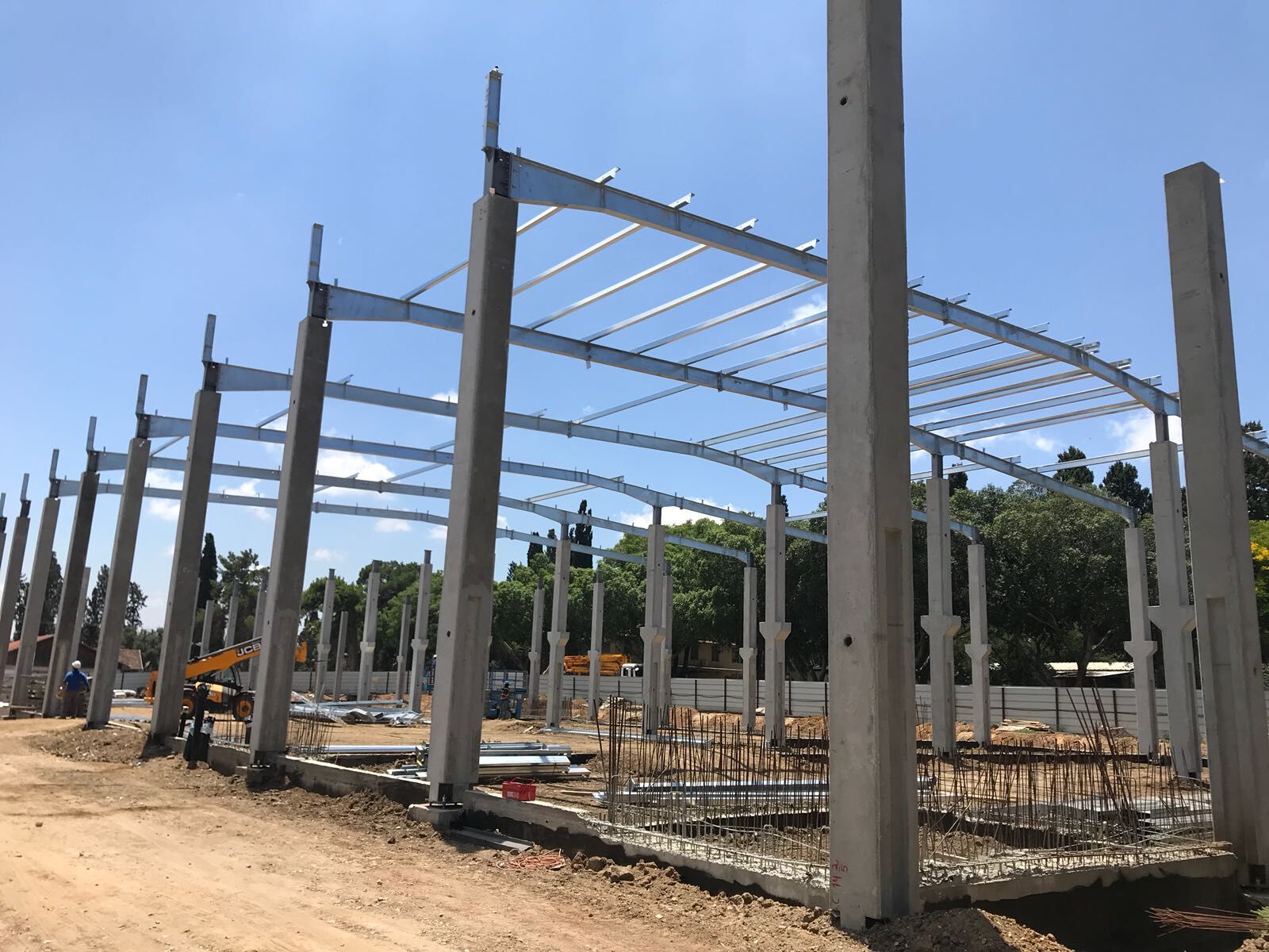 Steel Structure Logistics Warehouse In Israel