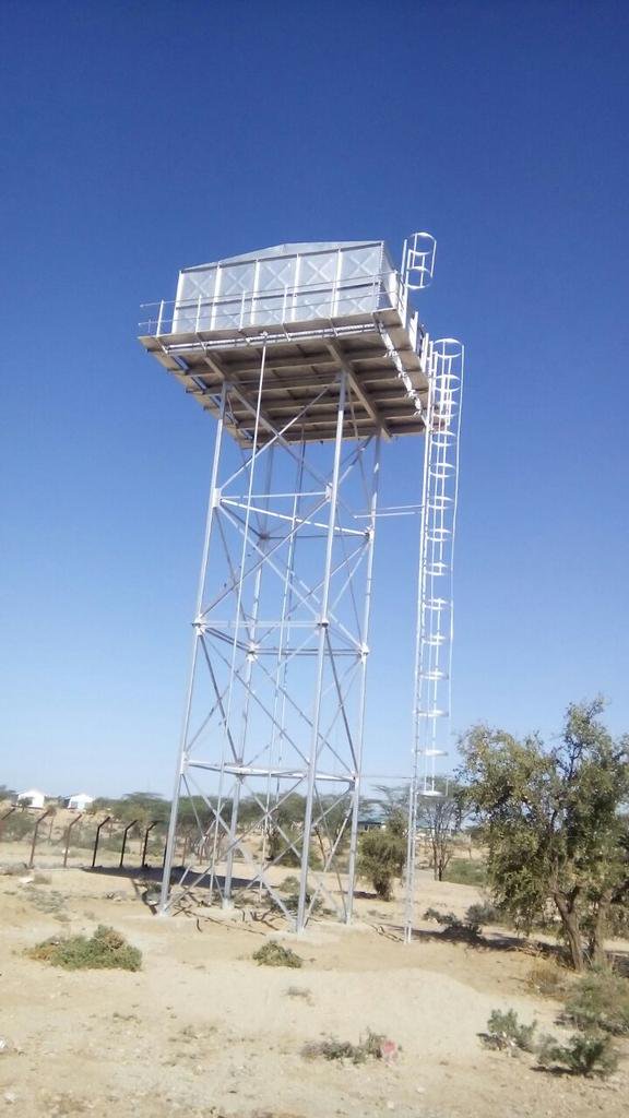 Steel structure water tower