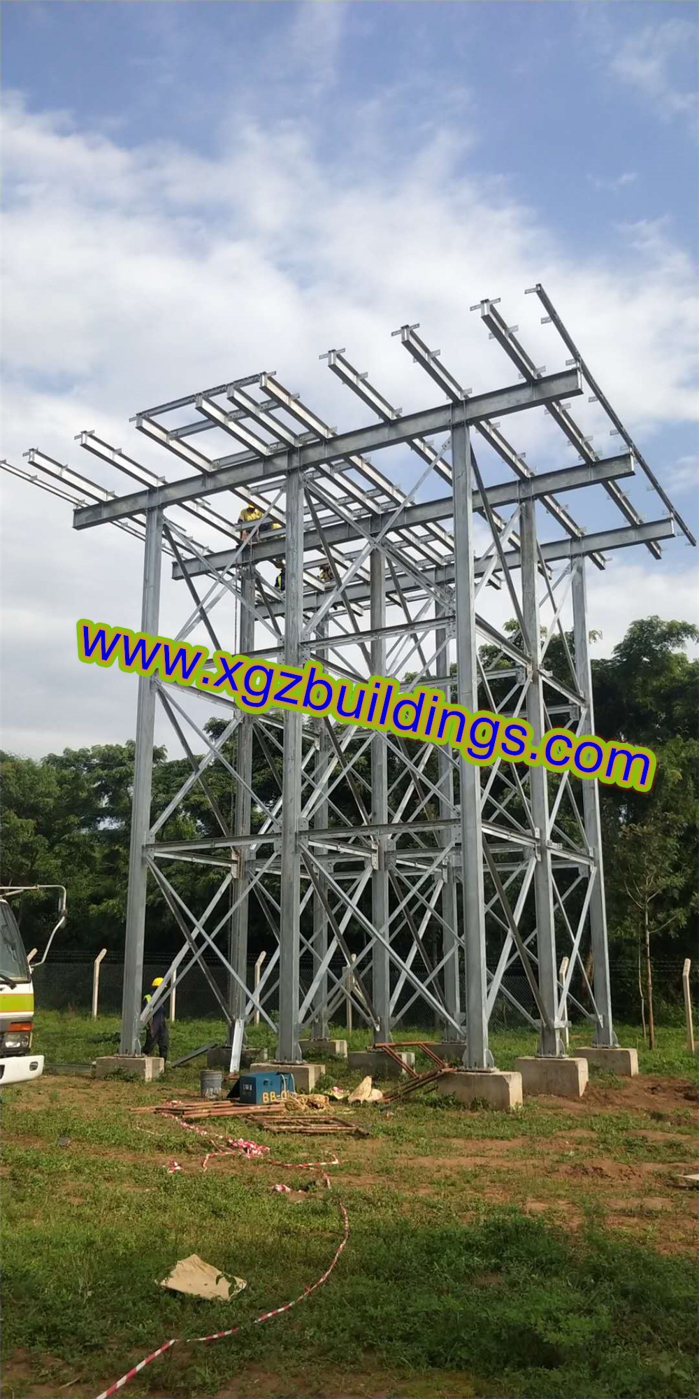 Standardized hot sale steel structure water tank tower